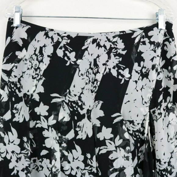 Banana Republic Womens Skirt 100% Silk Pleated 6 - Picture 3 of 6